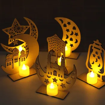 Tarzı lamba ev dekorasyon ay şekilli Gece Lambası