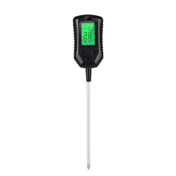 4-İn-1 Toprak Ölçer PH / Nem / Güneş ışığı / Sıcaklık Bahçe Dikim Humidometer Asit Monitör Nem Sensörü Test Cihazı