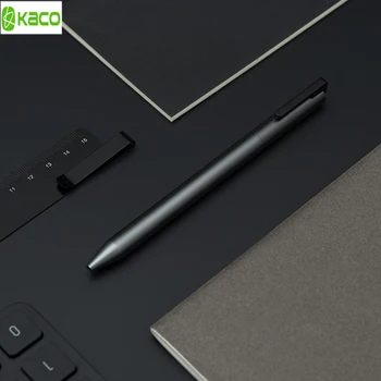 KACO Metal jel mürekkep kalemi 0.5 MM Siyah Dolum Döndür İmza Kalemler İş Ofis Okul Kırtasiye Siyah / Mavi / Kırmızı Mürekkep