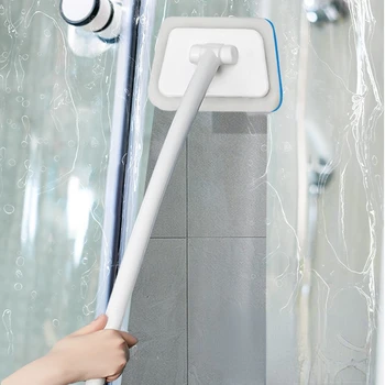 Çok Fonksiyonlu Banyo Duvar Fırçası Uzun Saplı Çıkarılabilir Ev Zemin Küvet Fırçaları Seramik Karo tahta fırçası Temizleme