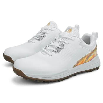 Yeni Golf ayakkabıları Erkekler için Lüks Golf Giyer Erkekler Lüks Golfçüler Sneakers Rahat Yürüyüş Ayakkabısı
