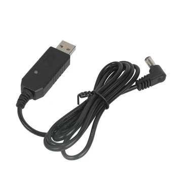 Telsiz şarj kablosu USB güç kablosu araba şarjı güçlendirici kablosu Baofeng UV5R UV82 UV9R şarj adaptörü