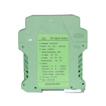Potansiyometre Sinyal İzolatör 0-200KΩ Giriş 4-20mA 0-20mA 0-5V 10V çıkış Direnci Sinyal Dönüştürme Deplasman Verici