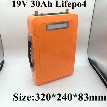 Lifepo4 19v pil 4.74 A 3.42 A 1.58 A 4.5 A 6S 19.2 v 30ah DC harici dizüstü dizüstü Tablet güç bankası kaynağı + 5A Şarj Cihazı