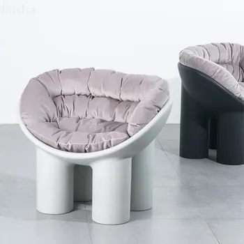 Fil bacak sandalye İskandinav tasarımcı tek basit yaratıcı şezlong tabure açık fil sandalye vanity sandalye mobilya