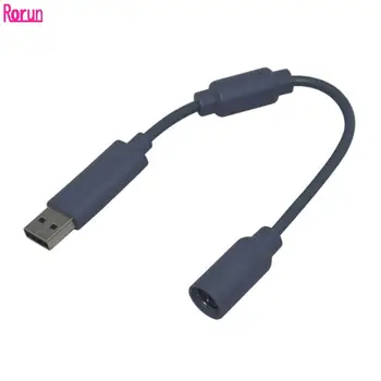 xbox 360 için USB Ayrılıkçı kablo hattı PC Kablosu kapalı kordon adaptörü ile filtre