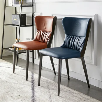 Modern basit Kumaş yemek sandalyeleri yemek odası mobilyası ev ışık lüks Mutfak masası sandalye yaratıcı arka yemek sandalyesi CN