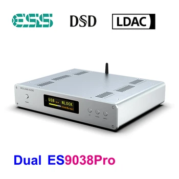 Çift ES9038PRO DAC Dekoder USB DSD512 LDAC Yüksek Kaliteli ES9038 DAC