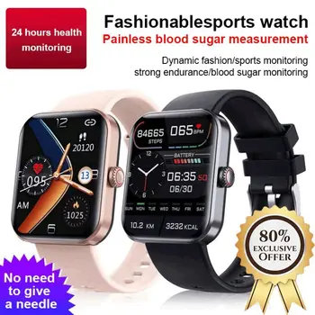 2023 Yeni akıllı saat Kalp Hızı Kan Basıncı İzleme Spor İzci Spor Smartwatch Erkekler Kadınlar 24 Saat Kalp Hızı