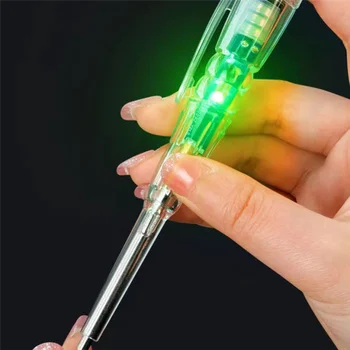 70-250V su geçirmez Elektrik ölçüm Kalem elektrik Test Cihazı kalem probu ışık voltmetre gösterge ışığı ile