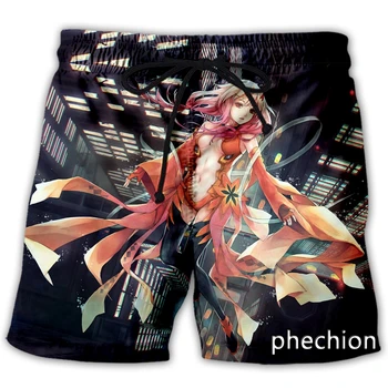 phechıon Yeni Erkek / Kadın Anime Suçlu Taç 3D Baskılı Rahat Şort Moda Streetwear Erkekler Gevşek Spor Şort A75