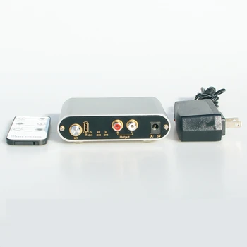 Iki Yönlü 1 ila 3/3 ila 1 RCA Ses Girişi çıkış Sinyali Seçici uzaktan kumandalı anahtar Kaynağı Switcher Amplifikatör
