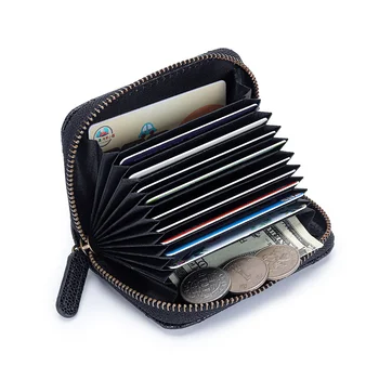 Hakiki Deri Küçük kart çantası kadın 2023 Yeni İnek Derisi Havyar Desen Çoklu kart tutucu Kart Seti KİMLİK Banka Kartı Değişim kart çantası