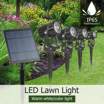 Güneş Bahçe çim Led lamba peyzaj başak Spot açık IP65 su geçirmez aydınlatma