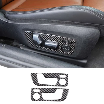 Koltuk Ayar anahtar düğmesi Paneli Kapak Trim Koltuk Ayar Paneli Sticker Aksesuarları BMW 8 Serisi İçin G14 G15 G16 2019-2022