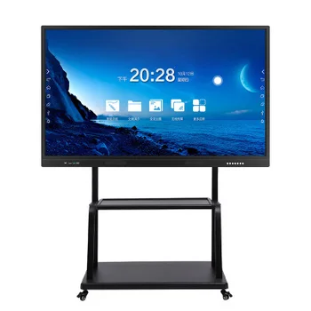 Fabrika fiyat 55 65 75 İnç Lcd Ekran İnteraktif Beyaz Tahta okul öncesi eğitim için Akıllı Toplantı tablet Düz Panel
