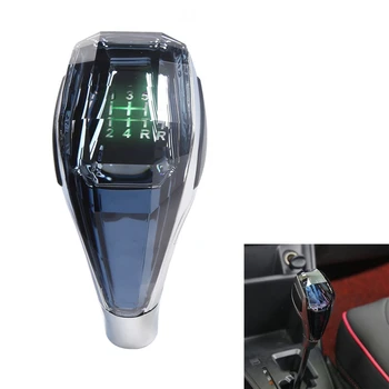 Araba Evrensel LED Kristal Kolları manuel aktarım dişlisi Vites Topuzu Kolu Sopa Kafa Toyota Honda Hyundai Nissan
