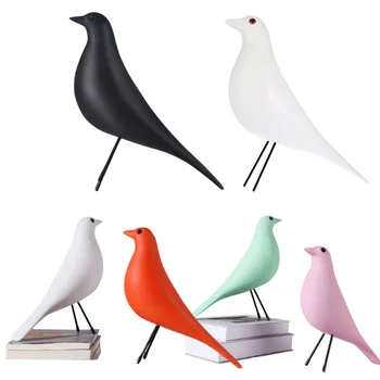 Modern Kuş Süsleme Reçine El Sanatları Masaüstü Yaratıcı Ev Dekorasyon Kuş Heykel Masaüstü Dekorasyon Yaratıcı Hediye