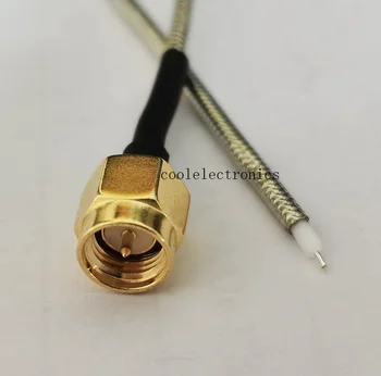 20 adet SMA Erkek Tak Tek uçlu Konnektör pigtail RG405 kablo 10 cm