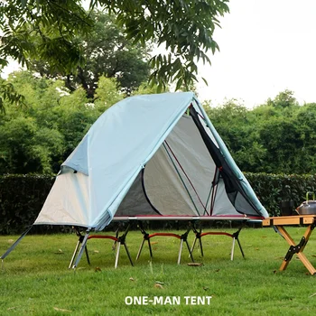 Kamp Katlanır Taşınabilir Çadır Açık Yerden Çadır Tek Kişi Alüminyum Alaşımlı Cibinlik Su Geçirmez UV Dayanıklı çadır