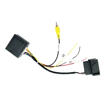 RGB (RCA) AV CVBS Sinyal Dönüştürücü Dekoder Kutusu Adaptörü için Arka Kamera Golf 6 CC