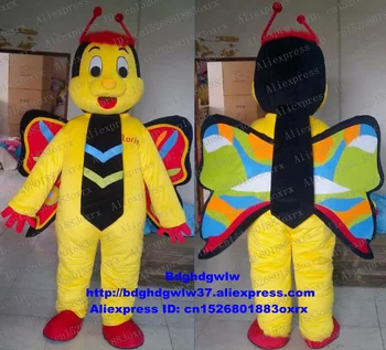 Kelebek Maskot Kostüm Yetişkin Karikatür Karakter Kıyafet Suit Güzellik Salonu Reklam Ve Tanıtım zx1157