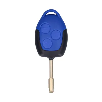 3 Düğmeler Anahtar Anahtarsız Giriş 433 MHz Hafif Araba Anahtarı Taşınabilir ABS Kapı Kilidini Açmak için Yedek Ford için Otomatik Başlangıç