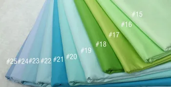160CM * 50CM Yeşil Mavi Serisi düz renk pamuklu kumaş patchwork doku bebek çocuk yatağı kapitone tekstil kumaş dikiş tecidos