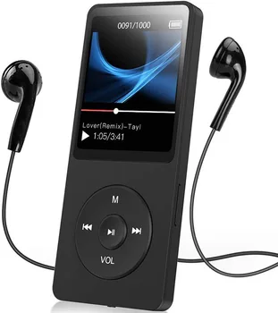 Bluetooth MP4 Müzik Çalar 8GB 16/32 / 64GB Öğrenci Walkman Hoparlörler İle FM Araba Radyo Ses Kaydedici E-kitap Taşınabilir MP3 Oyuncu
