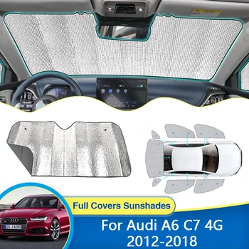 Audi için A6 Avant 2012 2013 2014 2015 2016 2017 2018 Güneş Gölge Siperliği Güneş Şemsiyeleri UV Koruma Pencere Ön Camları Aksesuarları