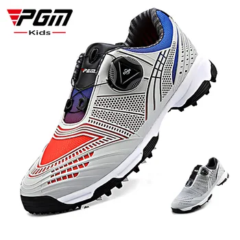 PGM 2023 çocuk golf ayakkabıları Erkek Sonbahar Ve Kış Su Geçirmez spor ayakkabı kaymaz rahat ayakkabılar Moda Modelleri Sneakers