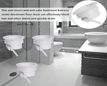Tuvalet Kanalizasyon Deodorant Zemin Drenaj Çekirdek Duş Banyo Böcek geçirmez Mühür anti-koku tahliye kapağı Fişi Mutfak Banyo Aksesuarı