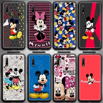 Karikatür Mickey Minnie Mouse telefon kılıfı için Huawei Onur 30 20 10 9 8 8x 8c v30 Lite görünüm 7A pro