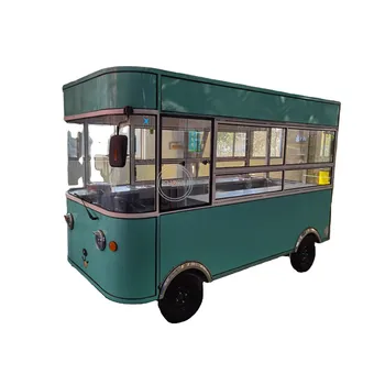 Mobil Mutfak Hızlı aperatif yiyecek satış aracı Elektrikli Kahve Kamyon Camper Karavan Catering Van Park Kullanımı İçin