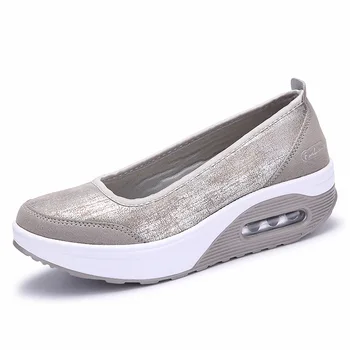 Ayakkabı Kadın Loafer'lar Sığ Ofis Rahat Moccasins Kadınlar Flats Platformu Sneakers Üzerinde Kayma Binmek Ayakkabı zapatilas Mujer 신발