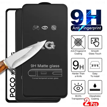 2 Adet 9H Mat Cam Xiaomi Poco X5 Pro Temperli Cam PocoX5 5G Poxo Pofo Poko Pocco X5Pro X 5 6.67