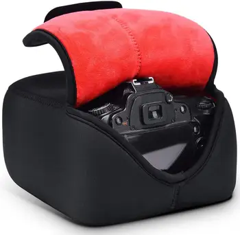 DSLR SLR Aynasız Fotoğraf Makinesi Kol Çantası Neopren Koruma Nikon Canon Pentax Sony Panasonic Olympus Fujifilm