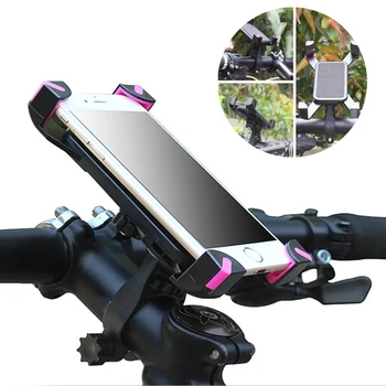 Telefon tutucu Bisiklet Motosiklet Bisiklet Gidon sabitleme kıskacı iphone braketi XS Samsung Dağ Motoru 6.0 Fiets Telefoon houder