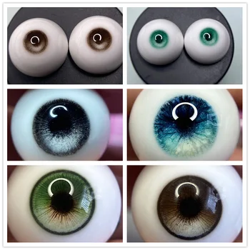 BJD bebek gözbebekleri için uygundur 1/3 1/4 1/6 boyutu Gözler oyuncaklar için sevimli gerçek tarzı gözbebekleri bebek aksesuarları