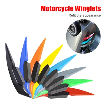 Evrensel Motosiklet Winglet Spoiler Dinamik dekorasyon çıkartması Tracer 7 Ktm Exc S1000rr 2021 S1000rr 2015