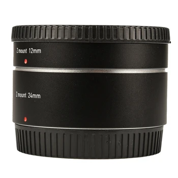 1 Takım Z Dağı Uzatma Tüpü lens adaptörü Halka (12Mm+24Mm) ayarlamak İçin Nikon Z Dağı Kamera Z6 Z7 Z50