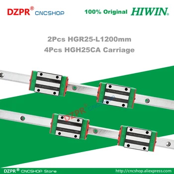 HIWIN HGR25 1200mm lineer Ray HGH25CA Arabası Slayt CNC Router Gravür Ahşap Lazer Makinesi