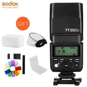 Godox Mini Speedlite TT350O kamera flaşı TTL HSS GN36 2.4 G 1/8000 s Panasonic Lumix Olympus için e-m5 e-pl7 DSLR Kamera