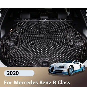 Deri Araba Gövde Paspaslar Mercedes Benz B Sınıfı B200 B180 2020 Yıl Özel Kargo Astarı Kilim Lnterior Koruyucu Aksesuarları