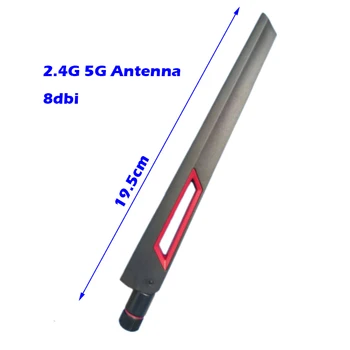 CERXUS 8dbi 2.4 G 5GHz Yönlendirici Anten Çift Bantlı Anten Boost Sinyal Geliştirme RP-SMA Konektörü AC88U AC68U AC66U Wifi Modem