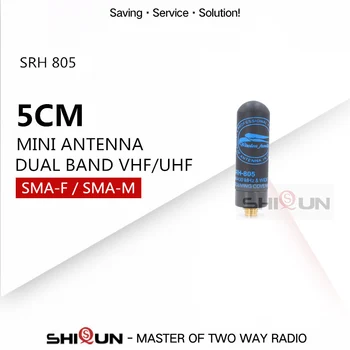 Baofeng Walkie Talkie Aksesuarları Anten SRH805S 5CM SMA-F Dişi SMA-M SMA-Erkek Çift Bant UV 9R 16 GT-3 TG-UV2 TH-UV8000D