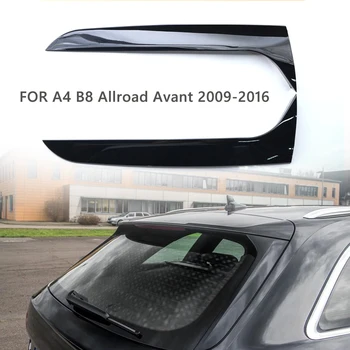 1 Çift Plastik Arka Pencere Yan Spoiler için Audi A4 B8 Allroad Avant 2009-2016