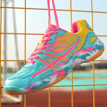 Profesyonel Voleybol Ayakkabı Unisex Spor Nefes Sönümleme Ayakkabı Kadın Örgü Aşınmaya dayanıklı Sneakers boyutu 35-45