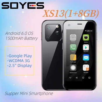SOYA XS13 WCDMA 3G Android Mini Cep Telefonu 1GB 8GB Akıllı Telefon Çoklu Stilleri Öğrenciler Çocuklar İçin Google Oyun TikTok Cep