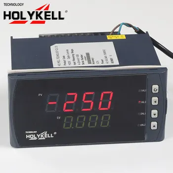 Holykell fabrika Fiyatı PT100 Çift Ekranlı Dijital Sıcaklık ve Basınç Kontrolörü